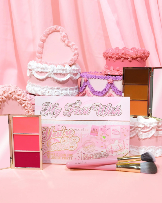 Set Palete Blush, Bronzer si 2 Pensule Machiaj P.LOUISE You're Invited [2]