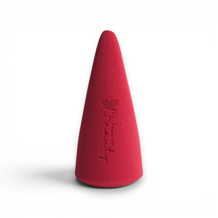 Toate Produsele - Buretel de Machiaj MakeMeBeauty Precision Finger Shape – Varf de Precizie, Latura Tesita, Rosu
