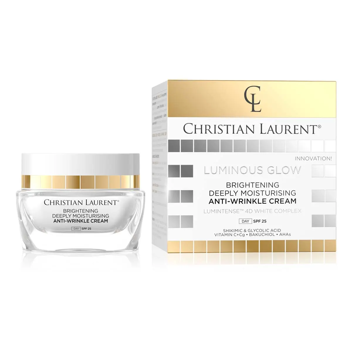 Noutati - Crema hidratanta iluminatoare antirid Christian Laurent - 50 ml