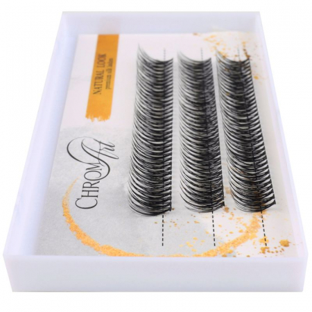 Gene False ChromArt Mystic Natural Look Premium Silk Lashes - 14 mm - 106 smocuri [1]