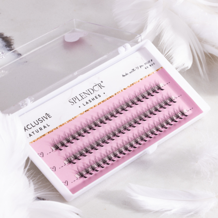Gene False Smocuri SPLENDOR Exclusive Natural, Matase, Curbura C, 60buc [1]