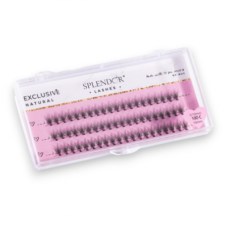 Toate Produsele - Gene False Smocuri SPLENDOR Exclusive Natural, Matase, Curbura C, 60buc