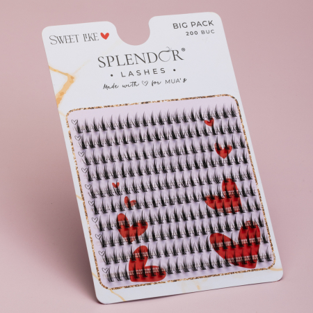 Gene False Smocuri SPLENDOR Sweet Like, Big Pack, Matase, Curbura C, MIX 200 buc [1]