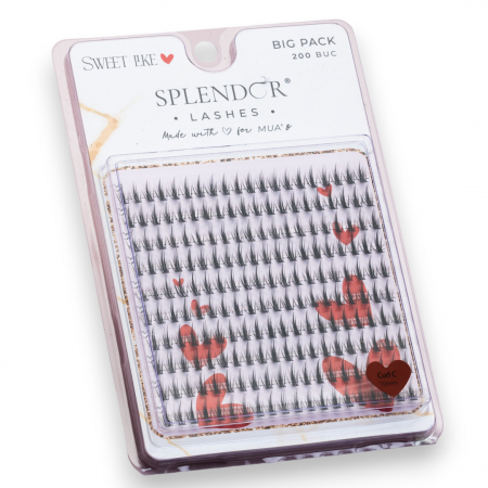 BRANDURI - Gene False Smocuri SPLENDOR Sweet Like, Big Pack, Matase, Curbura C, MIX 200 buc