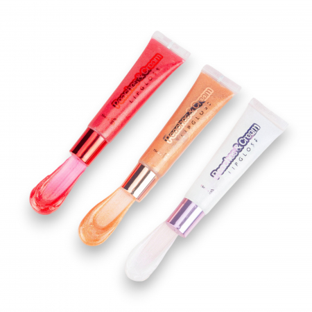 Machiaj buze - LipGloss Peaches&Cream Viva Gloss Vegas - Nuante Stralucitoare