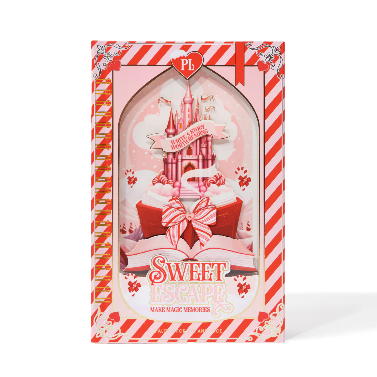 Fard de pleoape - Paleta de Farduri 4 in 1 P.LOUISE Sweet Escape - Fard, Blush, Bronzer, Iluminator