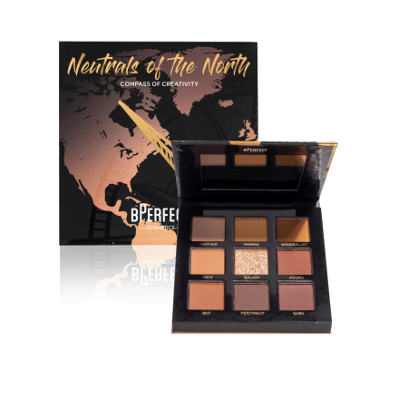 Fard de pleoape - Paleta de farduri BPerfect Compass of Creativity Vol. 2 - Neutrals of the North