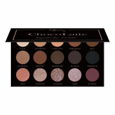 Fard de pleoape - Paleta de farduri Dannes Beauty - CHOCOLATTE