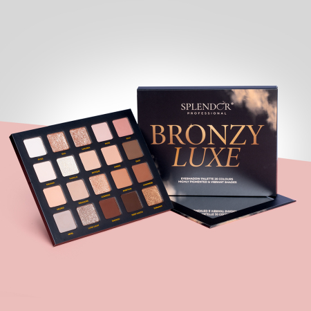 Toate Produsele - Paleta de farduri SPLENDOR - Bronzy Luxe - 20 nuante