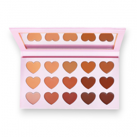 Ruj - Paleta de rujuri P.LOUISE Smitten Lipstick Palette, 15 Nuante