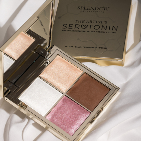 Paleta Iluminatoare SPLENDOR The Artist's Serotonin - Sculpt, Blush, Illuminate, Define [2]
