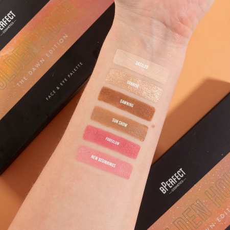 Paleta Multifunctionala Pentru Fata si Ochi BPerfect Golden Hour - Dawn Edition [3]