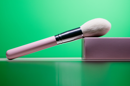 Pensula Profesionala MakemeBeauty Pentru Pudra si Contouring, din Fibre Naturale din Lana [5]