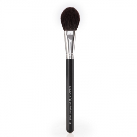 Toate Produsele - Pensula Profesionala Pentru Pudra / Bronzer / Blush SPLENDOR S11, par capra maro