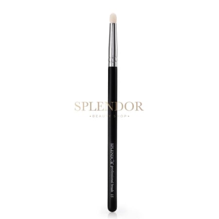 PENSULE MAKE-UP - Pensula Profesionala SPLENDOR S15 blending/smokey eyes/tehnica creionului - par sintetic