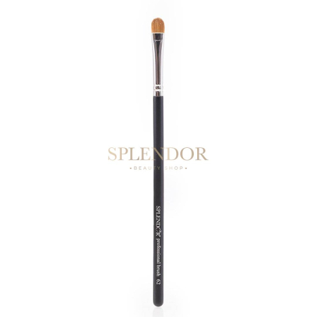 PENSULE MAKE-UP - Pensula Profesionala Splendor S62 plata pentru aplicare tint/fard/fard lichid/pigmenti par natural zibelina