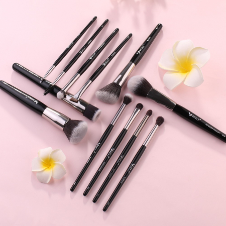 Set 12 Pensule make-up Beili, Par Natural [3]
