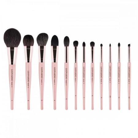 Set 12 Pensule Make-up LEONARDO Basic 4 - Par Natural [1]