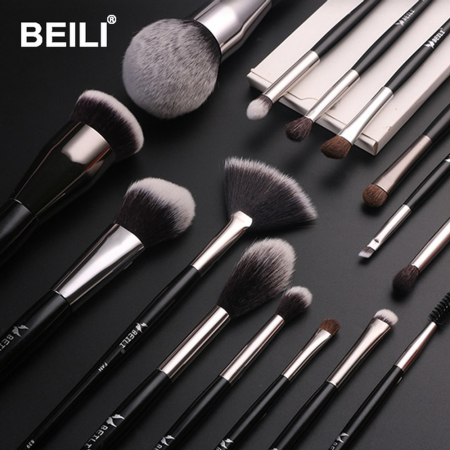 Set 15 Pensule Make-up BEILI, Negru - Professional [1]