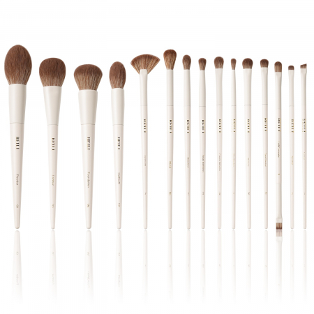 PENSULE MAKE-UP - Set 15 Pensule Make-Up Beili White Vegan - Soft Beige