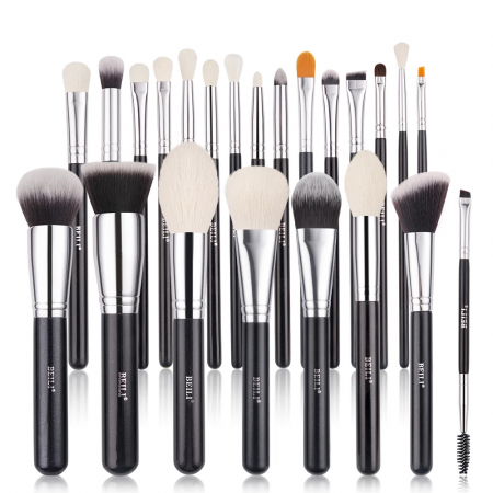 Set 23 Pensule Make-up Beili Black, Negru, Par natural - Machiaj Complet