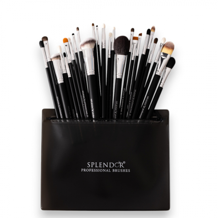 Noutati - Set 25 Pensule Profesionale SPLENDOR All You Need, Par Fibre Moi Sintetice, Capra, Ponei + Borseta