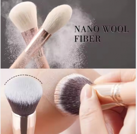 Set 5 Pensule Beili Pink, Rose Gold - Model Nou [1]
