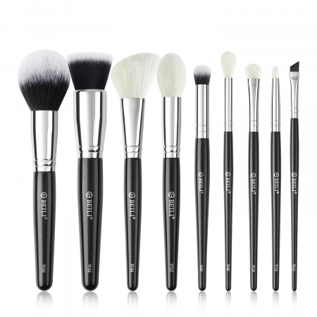 PENSULE MAKE-UP - Set 9 Pensule Make-up BEILI Black, Model Nou