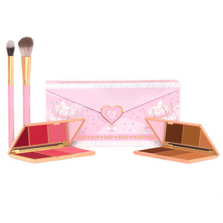 Blush - Set Palete Blush, Bronzer si 2 Pensule Machiaj P.LOUISE You're Invited