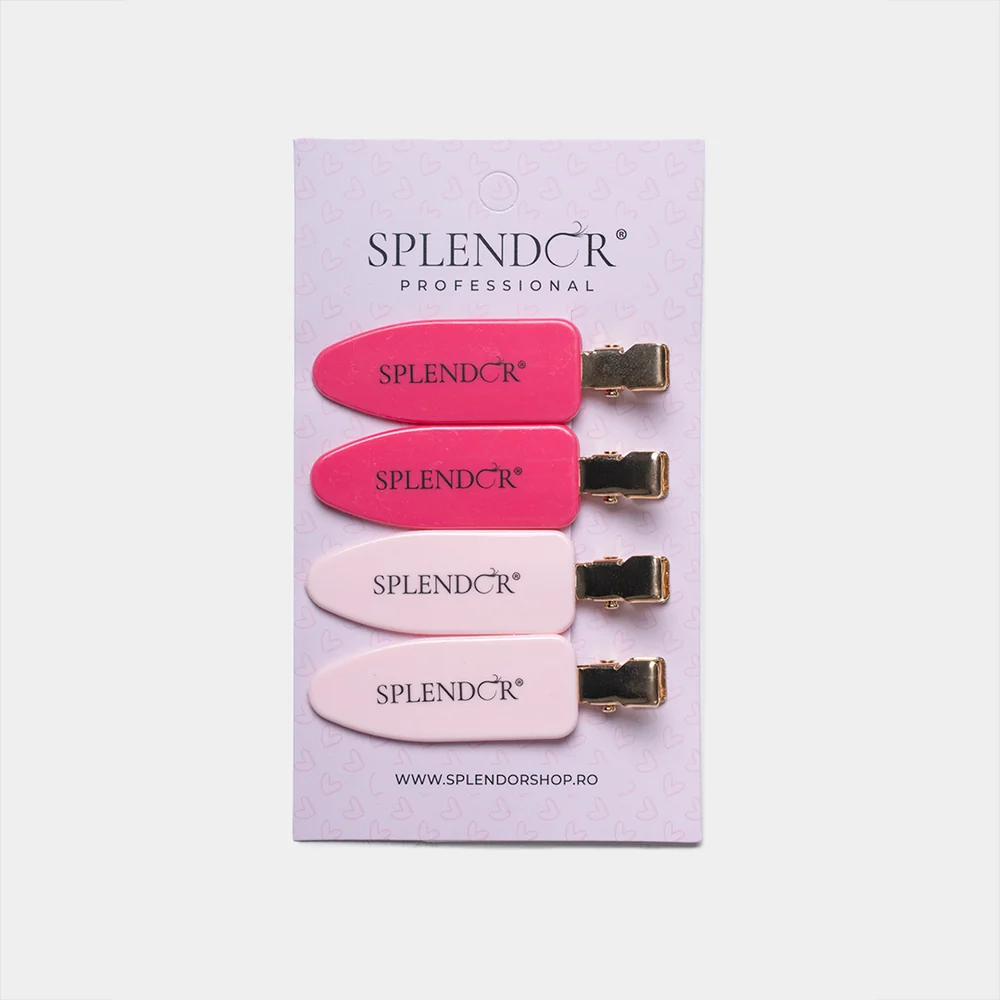 Toate Produsele - SPLENDOR Make-up Clips - 4 agrafe pentru par