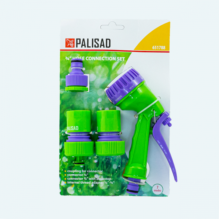 PISTOL DE STROPIT 7 FUNCTII CU ACCESORII 3/4 PALISAD 651788PAL [2]