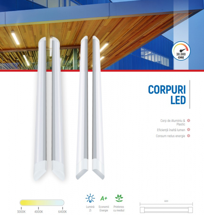 CORP DE ILUMINAT CU LED 60W 6500K KLAUS KE53104 [2]