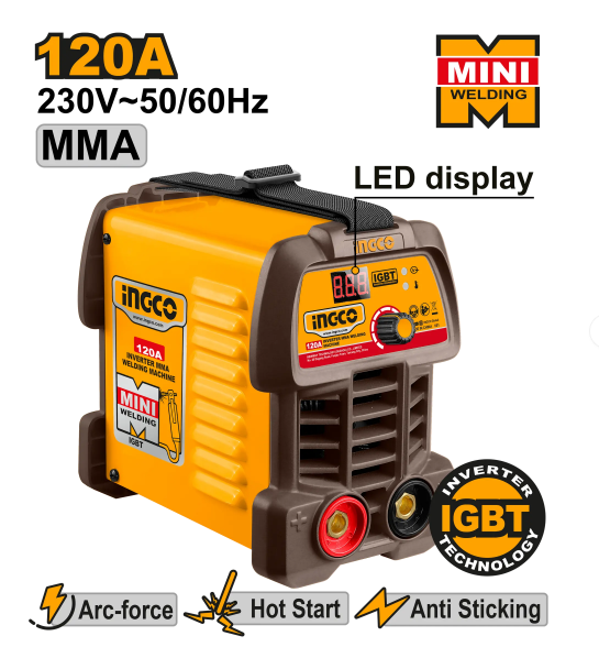 INGCO APARAT SUDURA CU INVERTOR 120A  MMA12049E [1]
