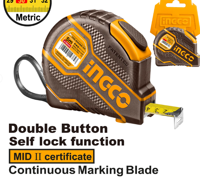 INGCO RULETA AUTOBLOCARE 5M GROSIME 25MM PROFI  HSMT88051E [1]