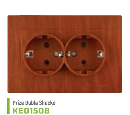 PRIZA SIMPLA KLAUS LEMN KE01507 [2]