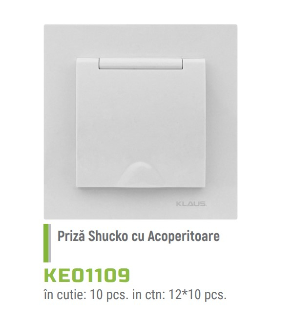 PRIZA SIMPLA ST CU CAPAC KLAUS KE01109 [2]