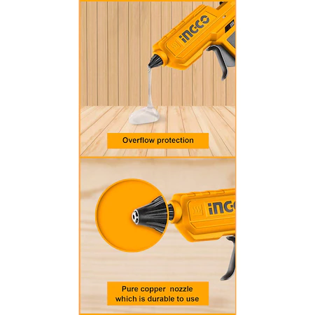 INGCO PISTOL PT LIPIT SILICON 20V FARA BATERIE SI INCARCATOR CGGLI2001 [3]