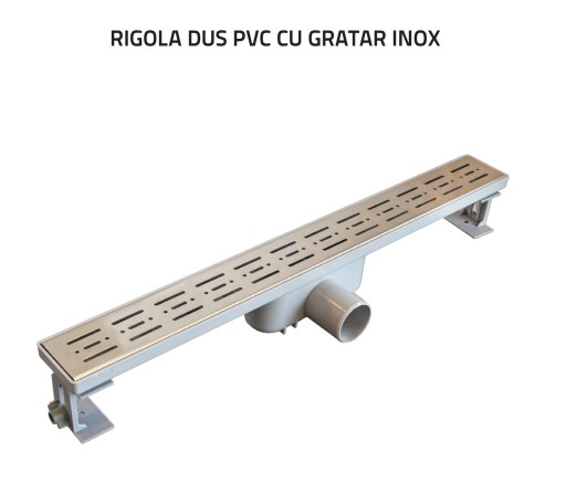RIGOLA DUS CU GRATAR METALIC 40CM FI-50 0366 [2]