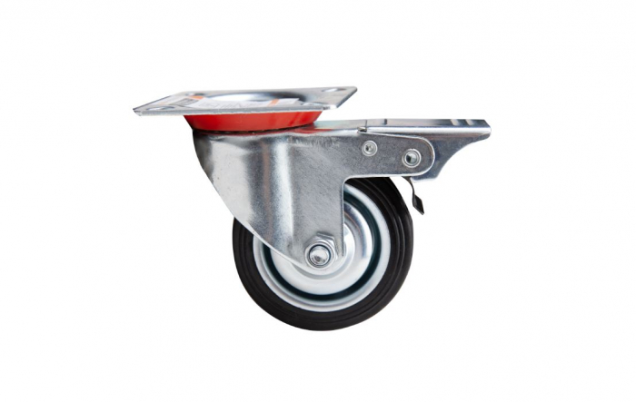 ROATA PIVOTANTA CU FLANSA SI FRANA 75mm 679652 [1]
