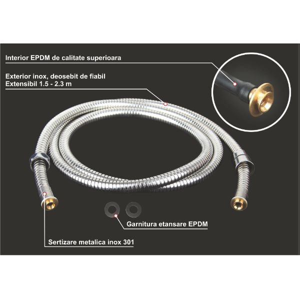 FURTUN DUS INOX 1.5-1.75M 674071 [3]