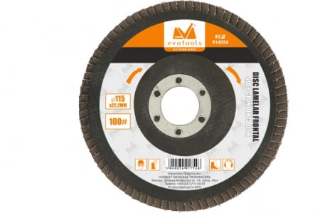 Accesorii scule electrice si pe acumulatori - DISC LAMELAR FRONTAL 115#100 614054