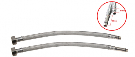 Instalatii sanitare - RACORD FLEX BATERIE 80CM INOX 673538
