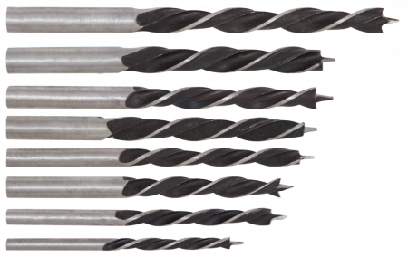 Accesorii scule electrice si pe acumulatori - BURGHIU LEMN 8 SET 3-10 ETS 678007