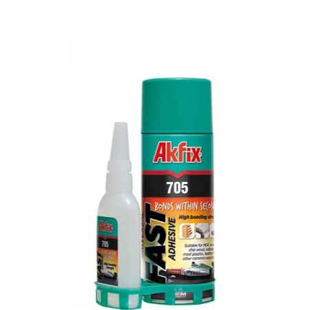 Vopsele, spume si silicoane - AKFIX ADEZIV ULTRARAPID BICOMPONENT (100G+400ML) 705