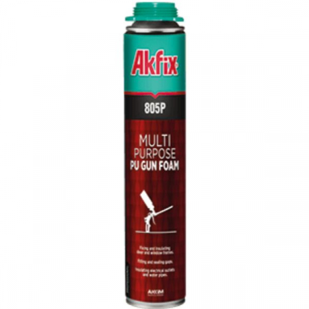 Materiale pentru constructii - AKFIX SPUMA POLIURETAN PT MONTAJ CU PISTOL 750G 805P