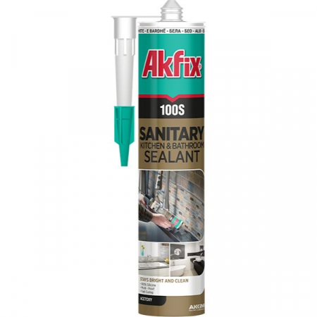 Vopsele, spume si silicoane - AKFIX SILICON SANITAR TRANSP 280ML 100S-T