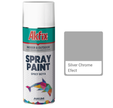 Materiale pentru constructii - AKFIX SPRAY CHROME EFECT ARGINTIU    SPSLVREF