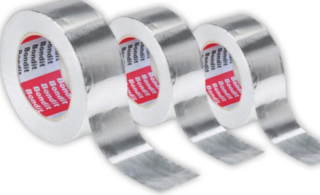 Benzi - BANDA ADEZIVA DIN ALUMINIU PT IZOLAT 45MMX20M BNA4520