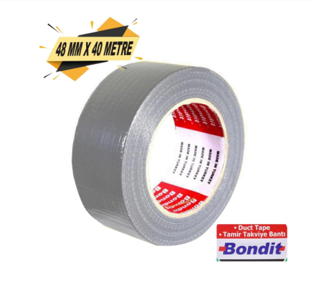 Benzi - BANDA TEXTILA IZOLATII, REPARATII 40MX48MM GRI BONDIT  BNC194