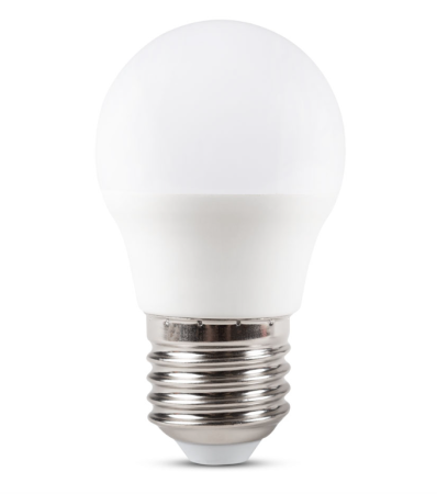 Instalatii electrice si de iluminat - BEC LED SFERIC E27 5W 6400K  EL0081012